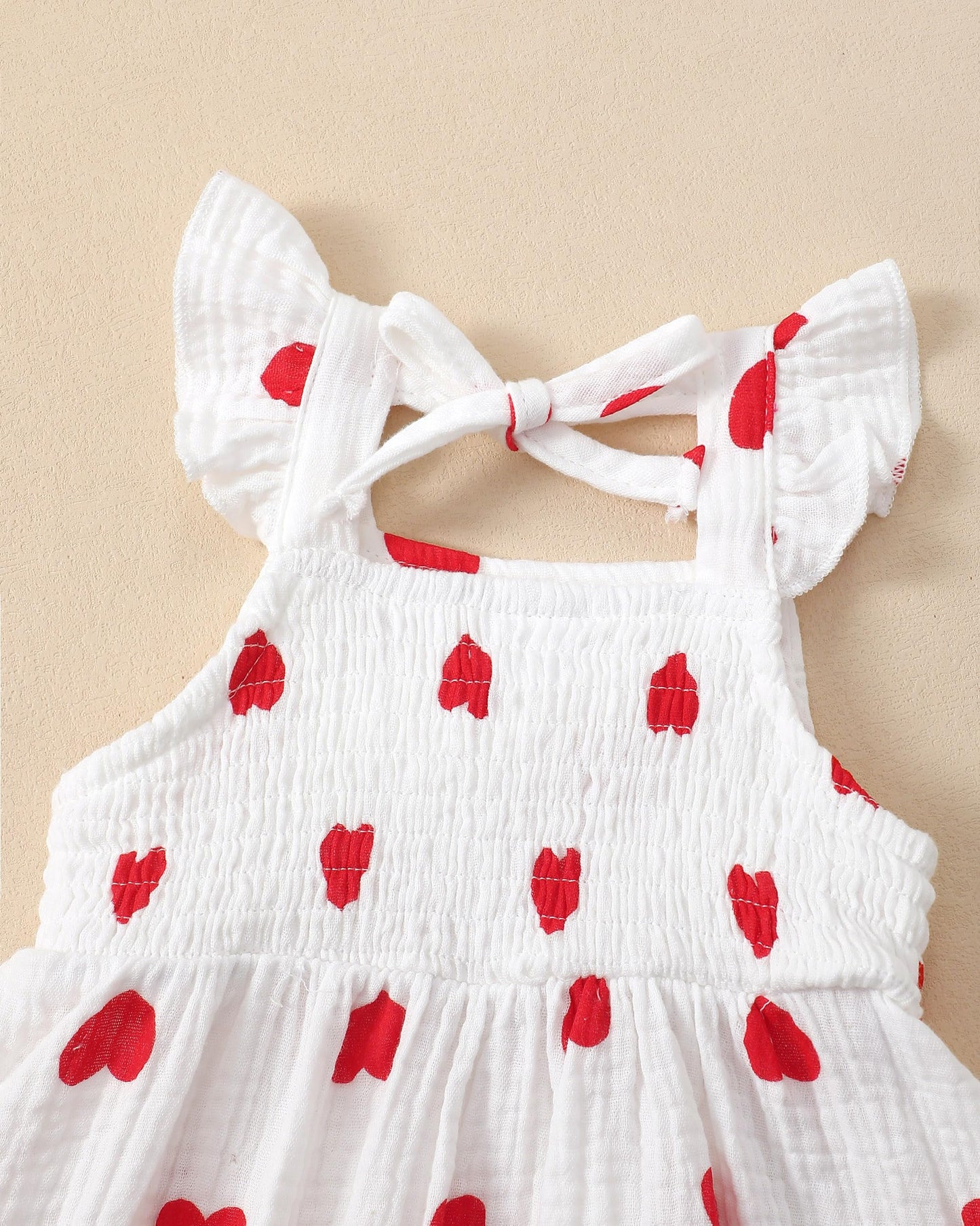 Renotemy Infant Baby Girl Dresses Toddler Girl Clothes Summer Cotton Linen Boho Smocked Sundress Gift for Girls with Hat