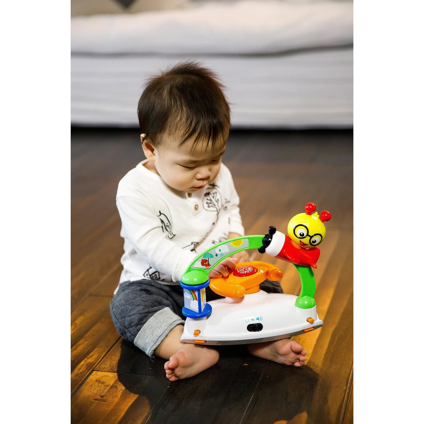 Baby Einstein Sky Explorers Baby Walker Activity Center and Sensory Play Learning-Toy with Lights, Songs and Sounds, Age 6 Months+, Blue