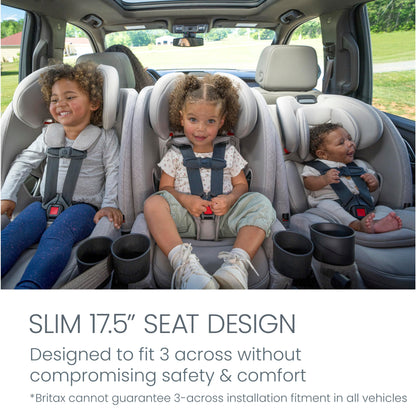 Britax One4Life Convertible Infant Car Seat, 10 Years of Use from 5 to 120 Pounds, Converts from Rear-Facing to Forward-Facing Booster Seat, Machine-Washable Fabric, Glacier Graphite