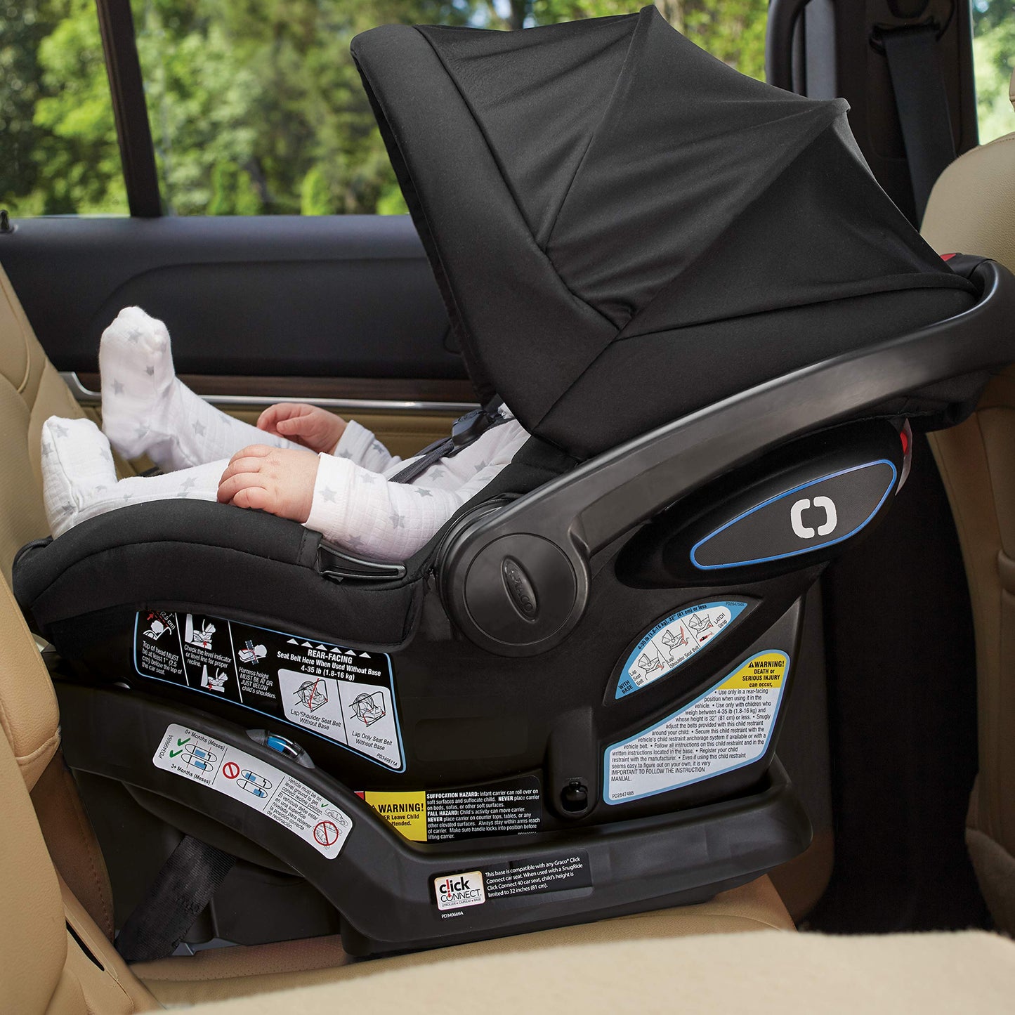 Graco SnugRide Lite LX Infant Car Seat, Studio