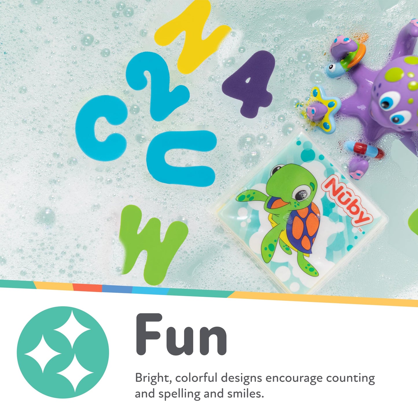 Nuby Watering Can Bath Toy for Baby - 18+ Months - Interactive and Fun Baby Bath Essentials