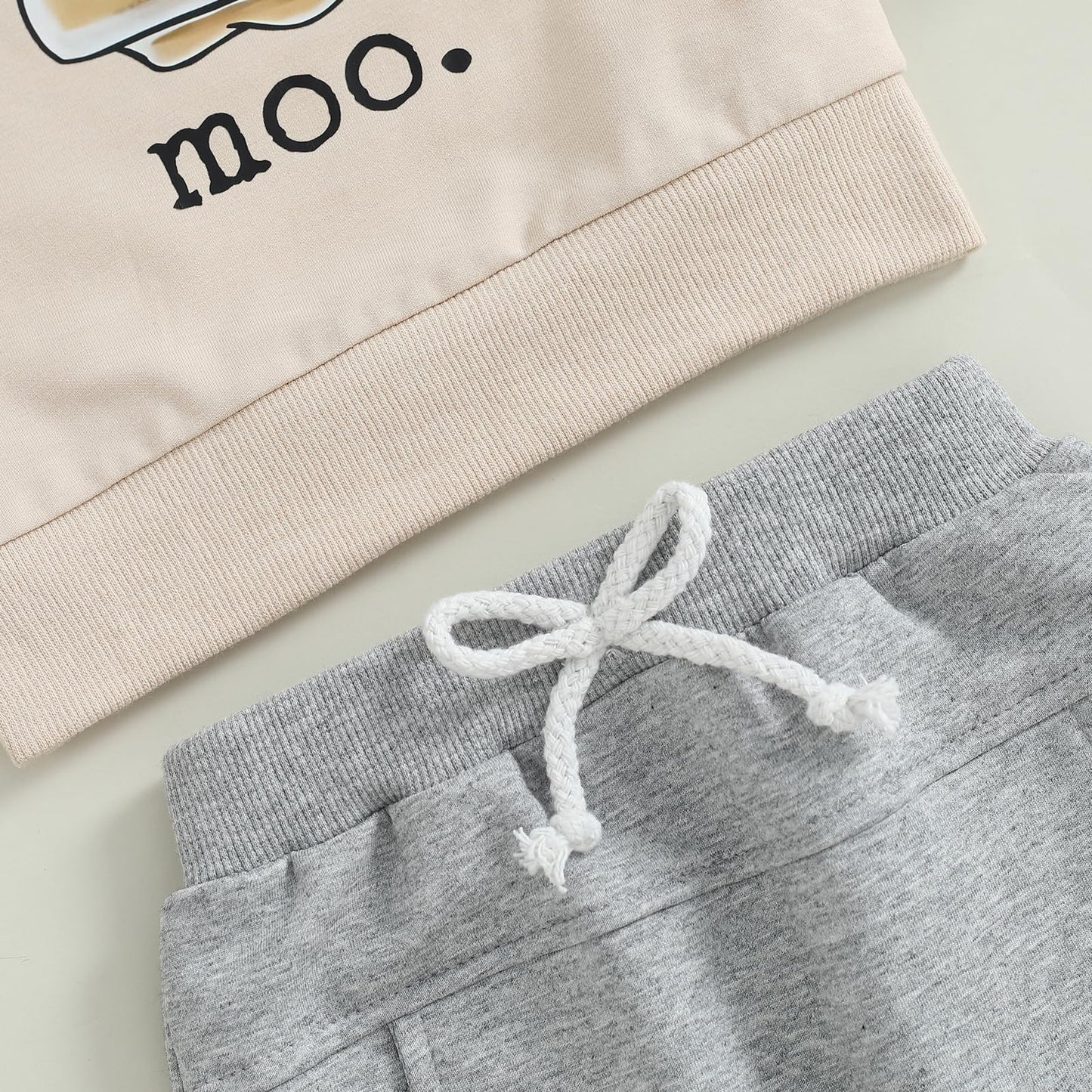 Pudcoco Toddler Baby Boys Girls Fall Clothes Farm Animal Outfit Horse Cow Chicken Sweatshirt and Jogger Pants Set