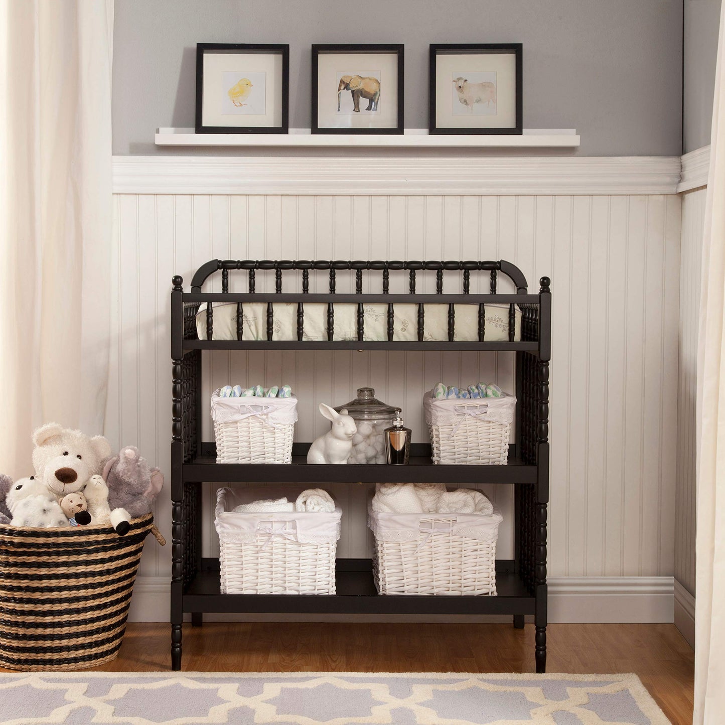 DaVinci Jenny Lind Changing Table with Pad in Rich Cherry