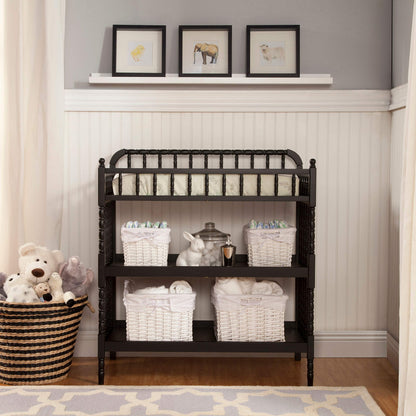 DaVinci Jenny Lind Changing Table with Pad in Rich Cherry