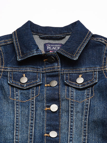 The Children's Place Baby Toddler Girls Basic Denim Jacket