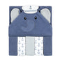 Hudson Baby Unisex Baby Hooded Towel and Five Washcloths, Modern Giraffe, One Size