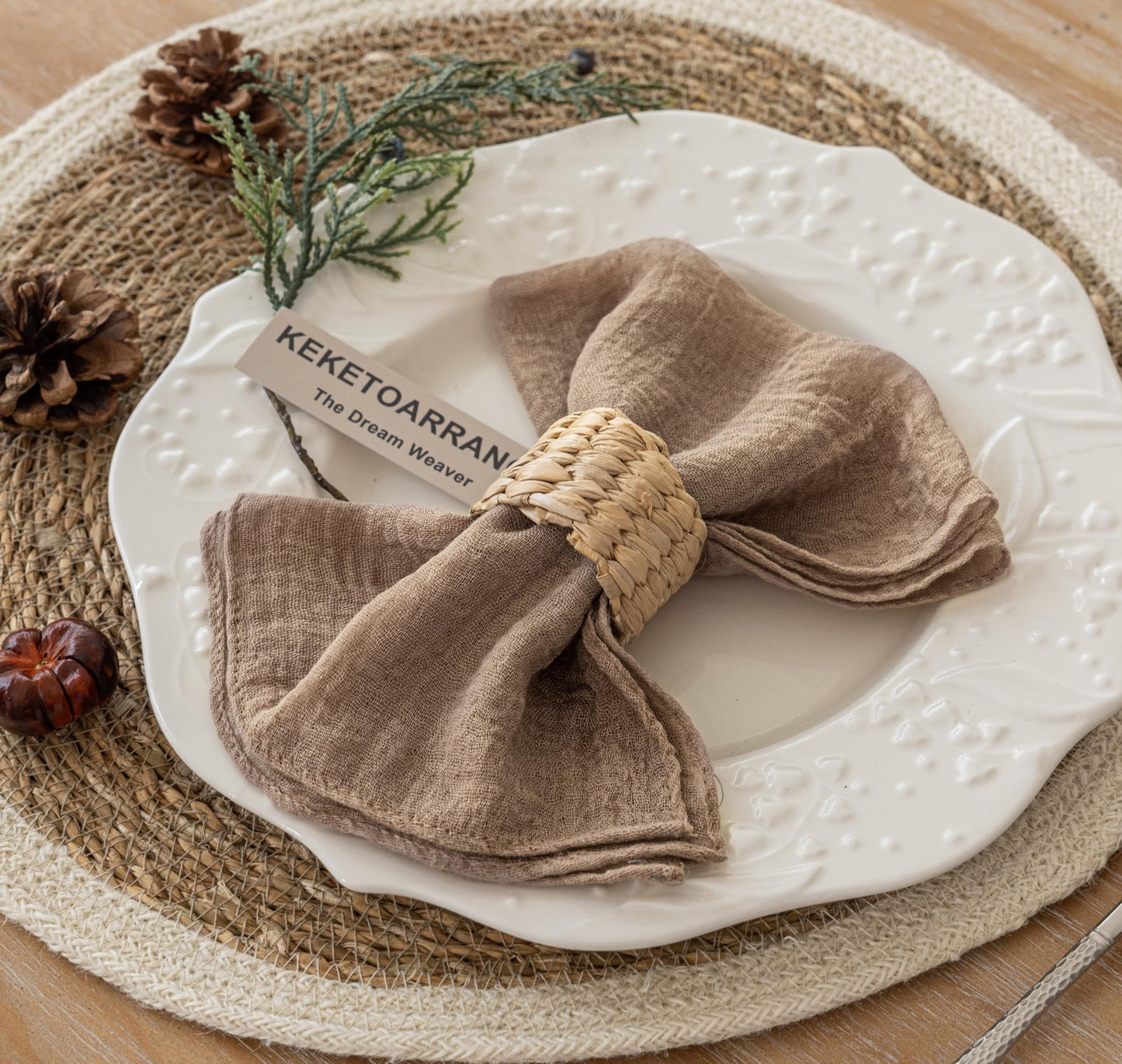 Cheesecloth Napkins 17x17 Inches Spring Cloth Handmade Washable Reusable for Mothers Day Lunch Dinner Wedding Baby Bridal Shower Party Rustic Boho Decorations Bulk Set of 6 Pink