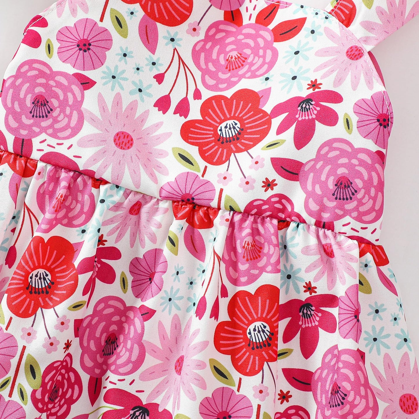 Newborn Infant Baby Girl Dress Toddler Girl Clothes Halter Backless Sleeveless Flower Sundress Summer Dresses for Girl
