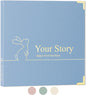 Baby Book Keepsake Boy or Girl Timeless Baby Memory Book First 5 Years for Baby Shower Gender Neutral Baby Scrapbook New Mom Gift Baby Journal from Birth to Age 5 Milestone Book Sage Green
