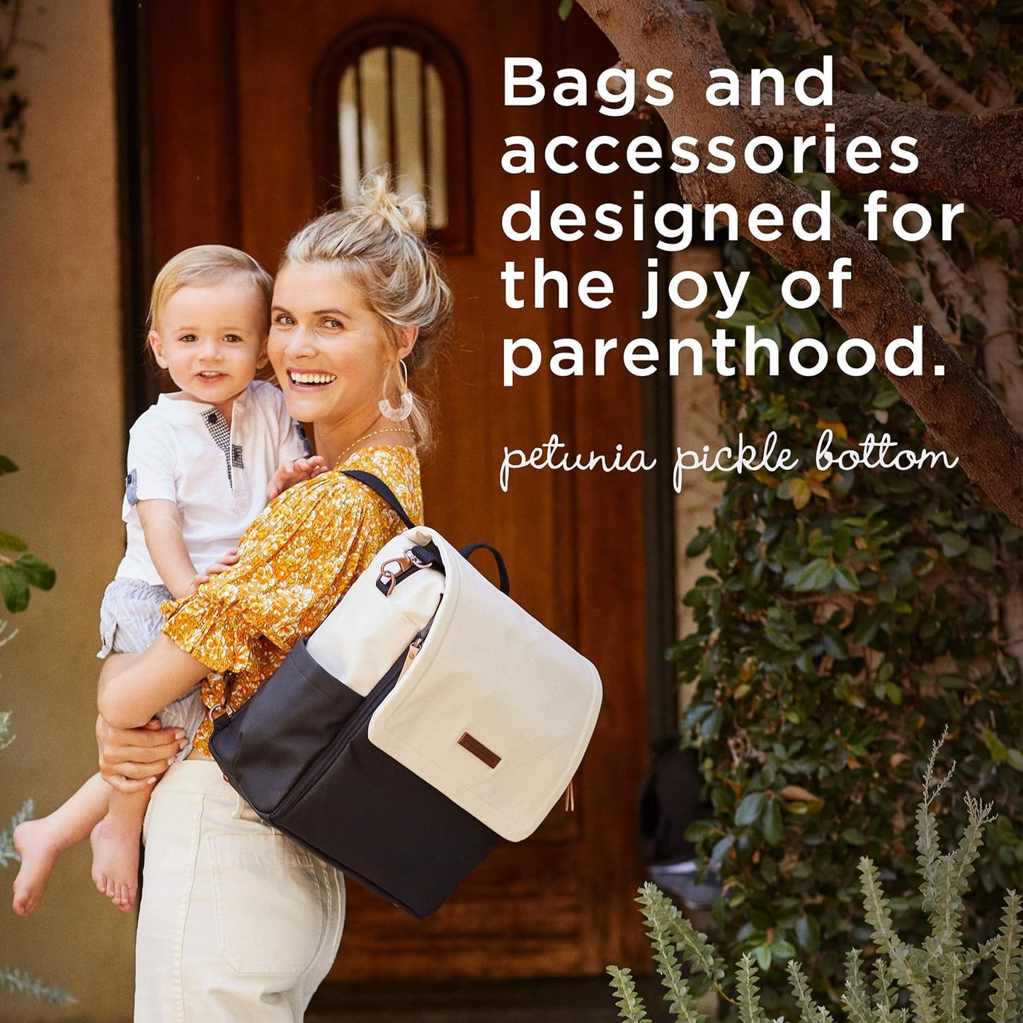 Petunia Pickle Bottom Boxy Backpack, Diaper Bag, Stylish Baby Bag, Spacious Backpack, On-The-Go Moms, Dusty Rose Leatherette