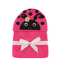 Hudson Baby Unisex Baby Cotton Animal Face Hooded Towel, Pretty Elephant, One Size
