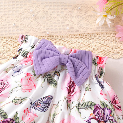 YOUNGER TREE Newborn Infant Baby Girl Clothes Romper Shorts Set Floral Summer Outfits Cute Baby Girl Clothing