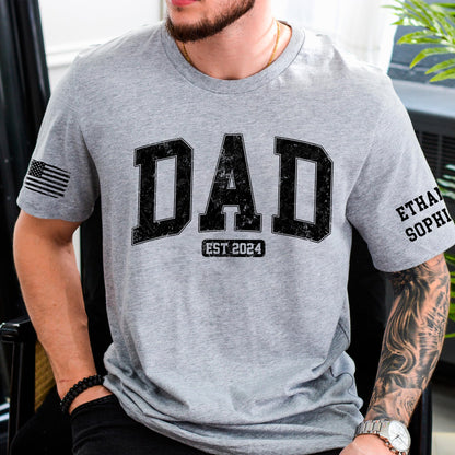 Personalized Custom Grandpa Shirt, Fathers Day Shirt Gifts for Grandpa, Gifts for Dad