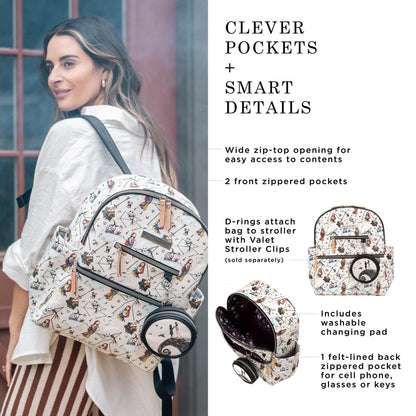 Petunia Pickle Bottom Ace Backpack | Diaper Bag | Diaper Bag Backpack for Parents | Baby Diaper Bag | Stylish and Spacious Backpack for On-the-Go Moms and Dads | Disney Princess
