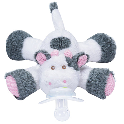 Nookums Paci-Plushies Buddies - Alligator Pacifier Holder - Adapts to Name Brand Pacifiers, Suitable for All Ages, Plush Toy Includes Detachable Pacifier