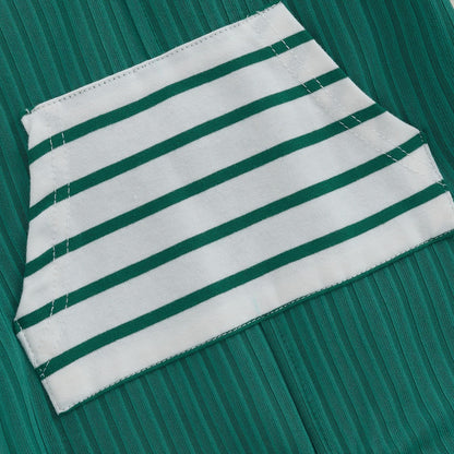 Newborn Baby Boy Summer Clothes Stripe Short Sleeve Romper Suspender Pants Hat 3Pcs Set Cute Coming Home Outfit