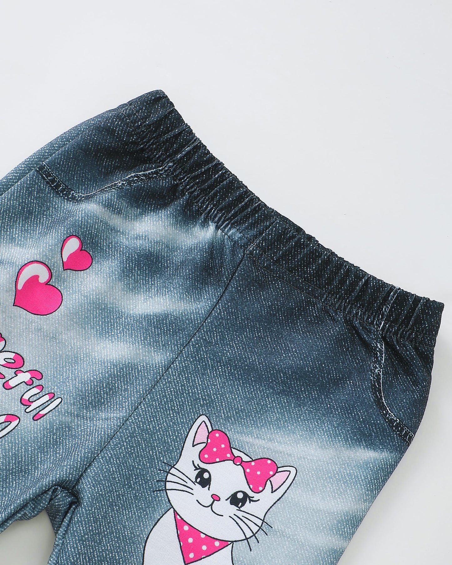 Renotemy Toddler Baby Girl Clothes Fall Winter Outfits Gifts Sweatshirt Bell Bottom Jeans Pants for 12Months-5 Year Girls