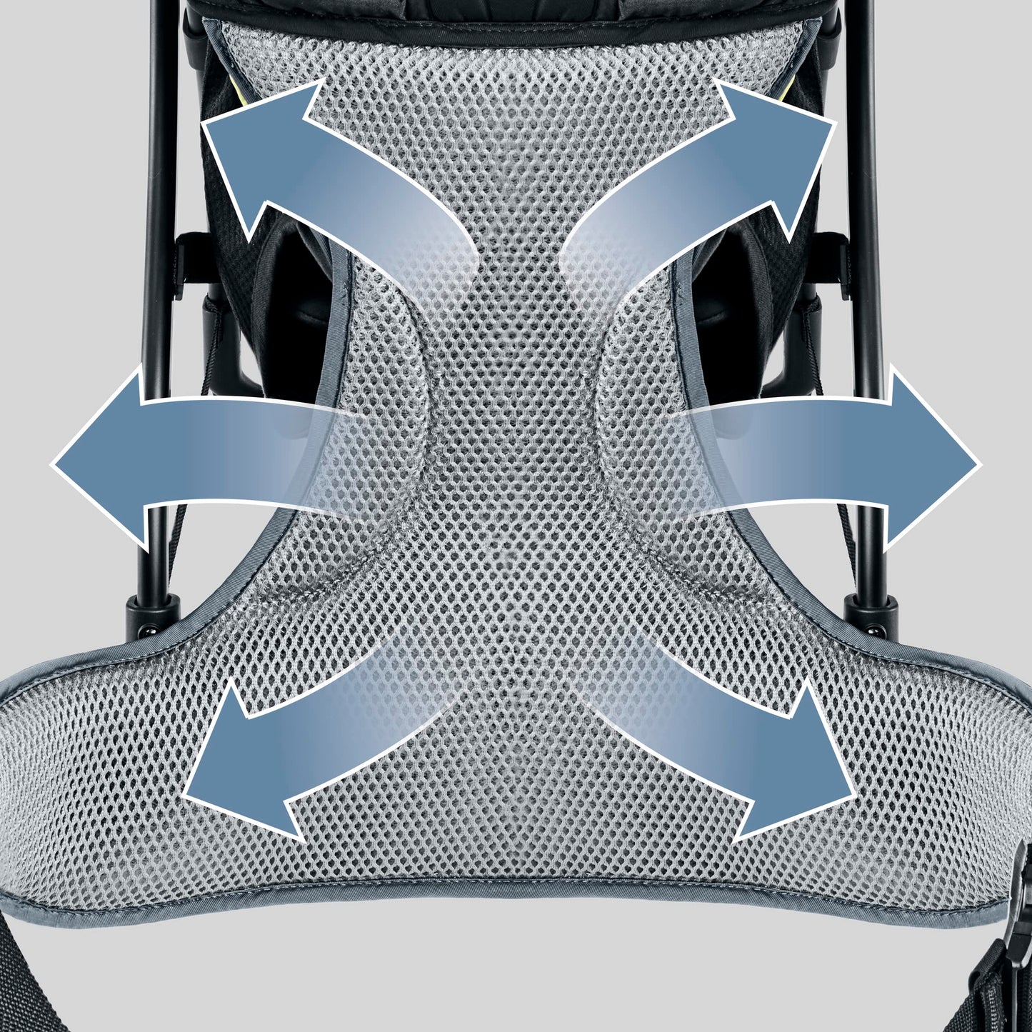 Chicco SmartSupport Aluminum Frame Backpack Carrier, Lightweight Baby Backpack Carrier | Solar/Grey - New Model