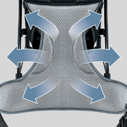 Chicco SmartSupport Aluminum Frame Backpack Carrier, Lightweight Baby Backpack Carrier | Solar/Grey - New Model