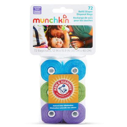 Munchkin® Arm and Hammer Diaper Bag Dispenser and 24 Diaper Disposal Bags