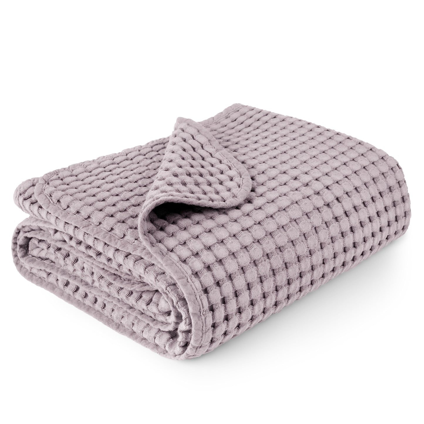 Konssy Waffle Baby Blanket - Soft & Cozy Nursery Swaddle Blanket, Lightweight Toddler Throw for Boys & Girls, Ideal for Wrapping (Oat)