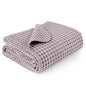 Konssy Waffle Baby Blanket - Soft & Cozy Nursery Swaddle Blanket, Lightweight Toddler Throw for Boys & Girls, Ideal for Wrapping (Oat)