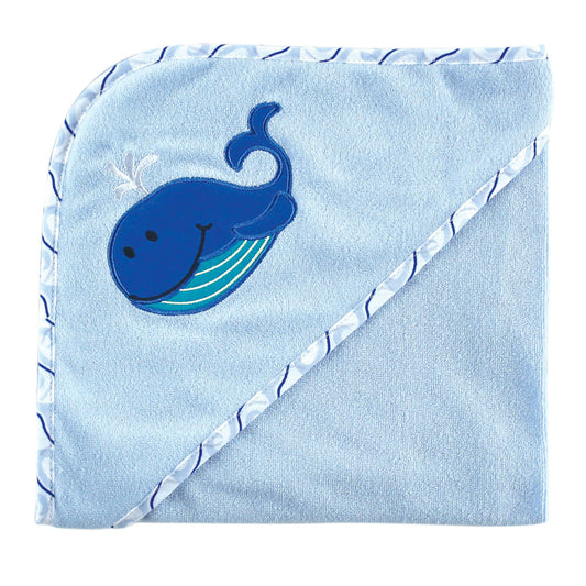 Luvable Friends Unisex Baby Hooded Towel, Pink Dad, One Size