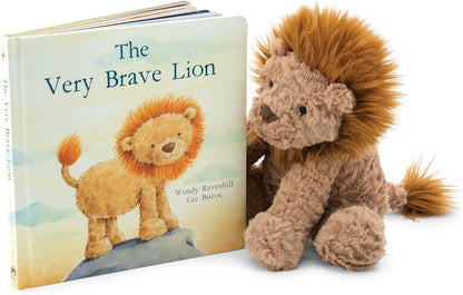 Jellycat The Very Brave Lion: A Baby Board Book Children's Book - Baby Gift