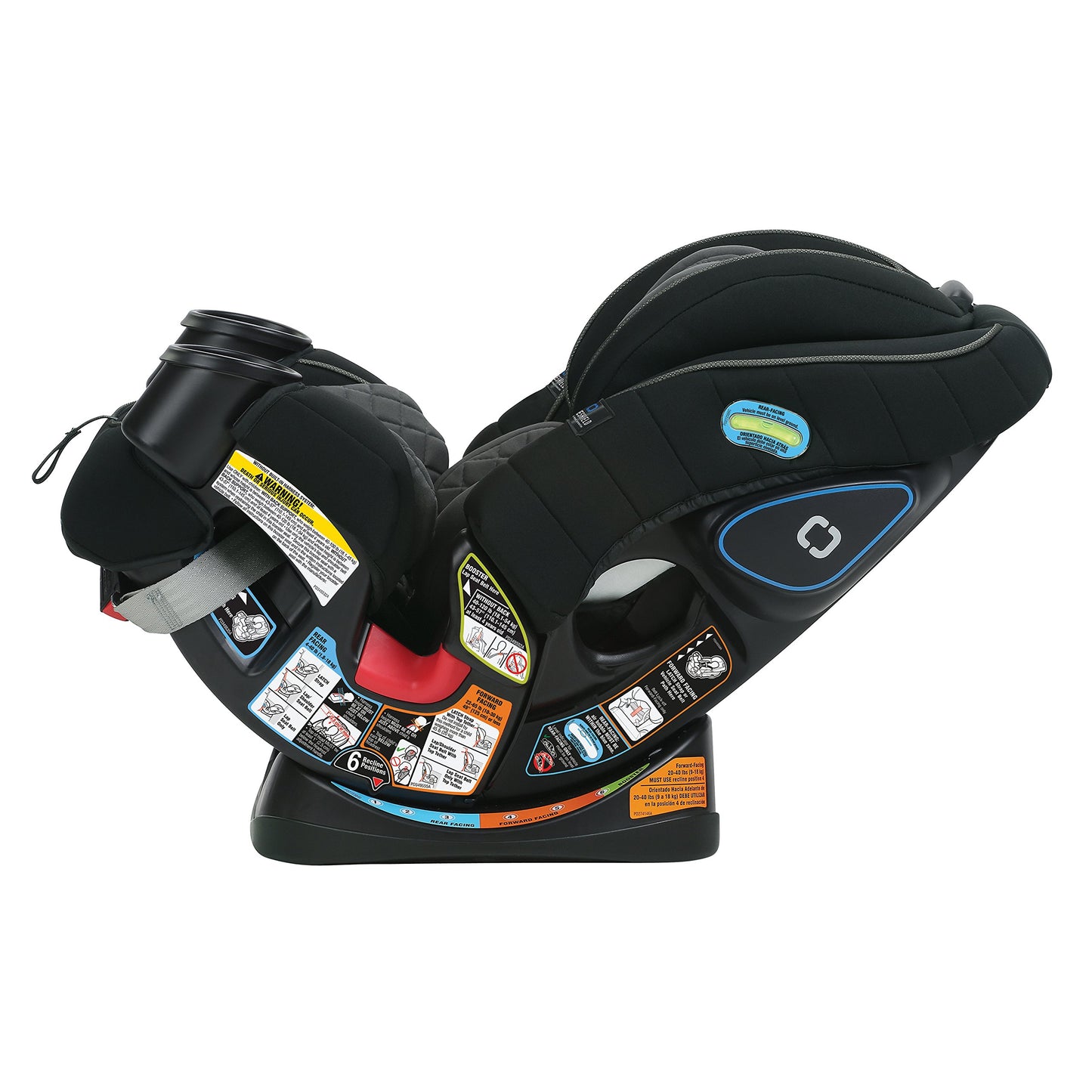 Graco 4Ever DLX 4-in-1 Car Seat, Maven | Infant to Toddler Car Seat, with 10 Years of Use | Rear-Facing, Forward-Facing and Booster Modes | Safe, Comfortable and Convenient