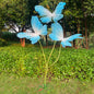 3Pcs Giant Silk Butterfly Decorations, Large Butterflys Decoration with Standing Base, for Wedding Ceremony Birthday Party Baby Shower Church Backdrop Decoration Home Decor (Pink)