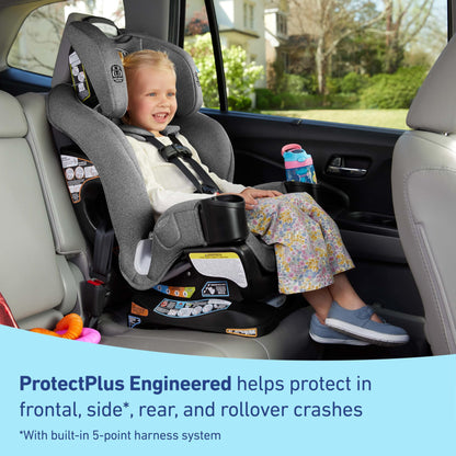 Graco Extend2Fit 3-in-1 Convertible Baby Car Seat, Rear and Forward Facing, Adjustable Extension Panel for Extra Legroom, Talia