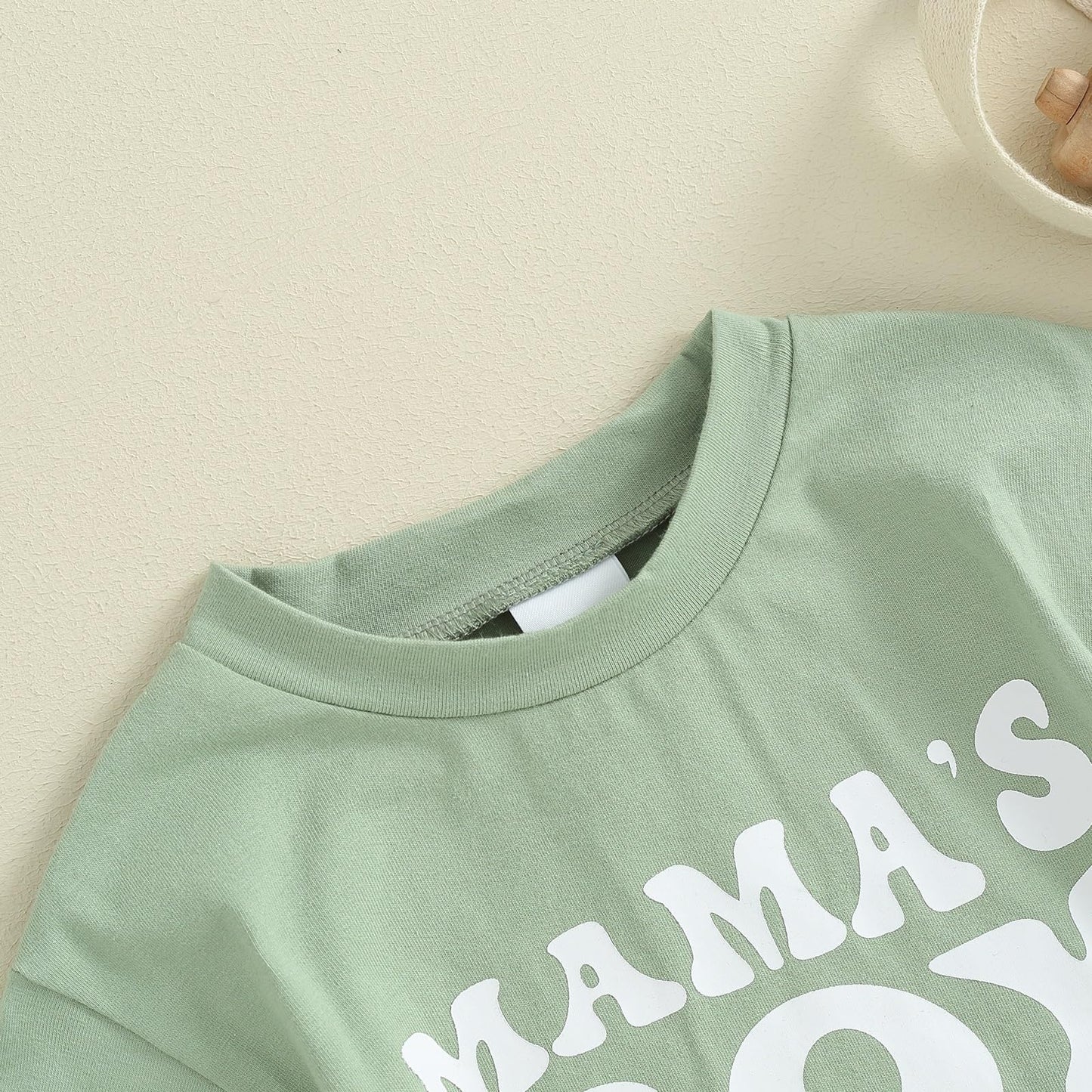 Newborn Infant Baby Boy Summer Outfit Mamas Boy Baby Clothes Boy Oversized Romper Shirts Short Sleeve Onesie