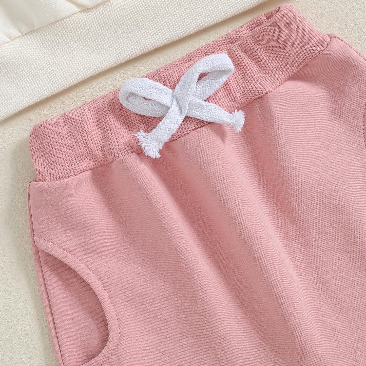 Kupretty Baby Girl Clothes Toddler Fall Winter Outfit Ruffles Crewneck Bow Pullover Sweatshirt + Joggers Pants Set