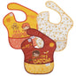 Bumkins Disney Bibs for Girl or Boy, SuperBib Baby and Toddler 6-24 Months, Essential Must Have for Eating, Feeding, Baby Led Weaning, Mess Saving Waterproof Soft Fabric, 3-pk Pooh Bear and Friends