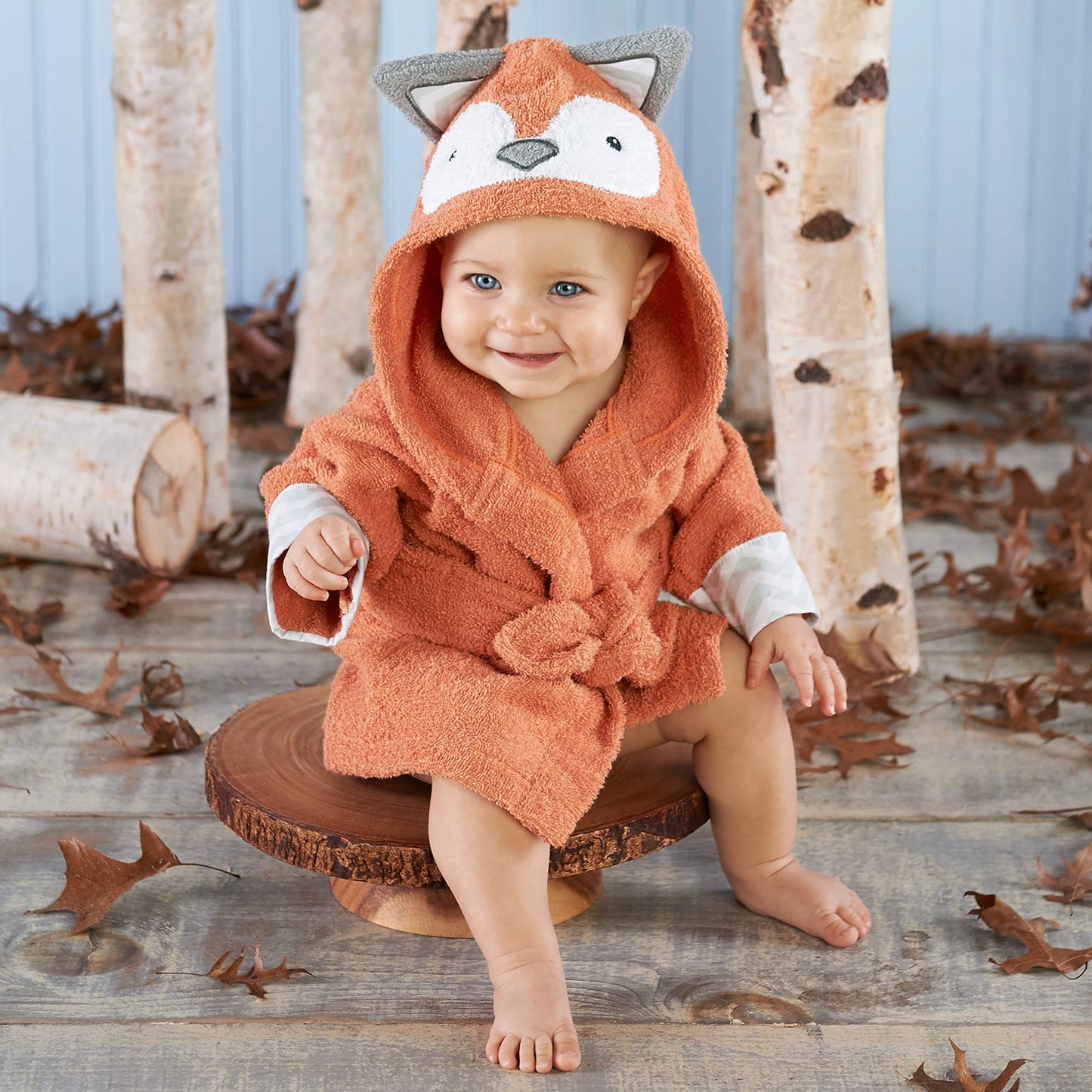 Baby Aspen "Utterly Adorable Cow Hooded Towel/Baby Robe, 0-9 Months