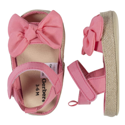 Gerber Baby-Girl's Espadrille Sandal Crib Shoe
