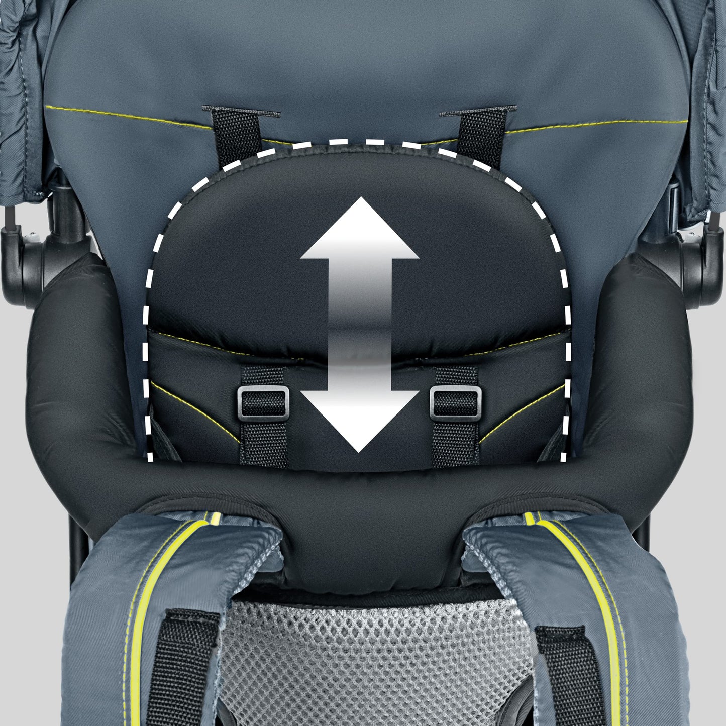 Chicco SmartSupport Aluminum Frame Backpack Carrier, Lightweight Baby Backpack Carrier | Solar/Grey - New Model