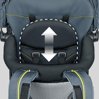 Chicco SmartSupport Aluminum Frame Backpack Carrier, Lightweight Baby Backpack Carrier | Solar/Grey - New Model