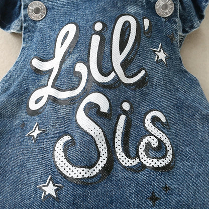Baby Girls Summer Denim Romper Clothes Dress Newborn Onesie Sunsuit 3 6 9 12 18 Months One-Piece Jumpsuits Outfits