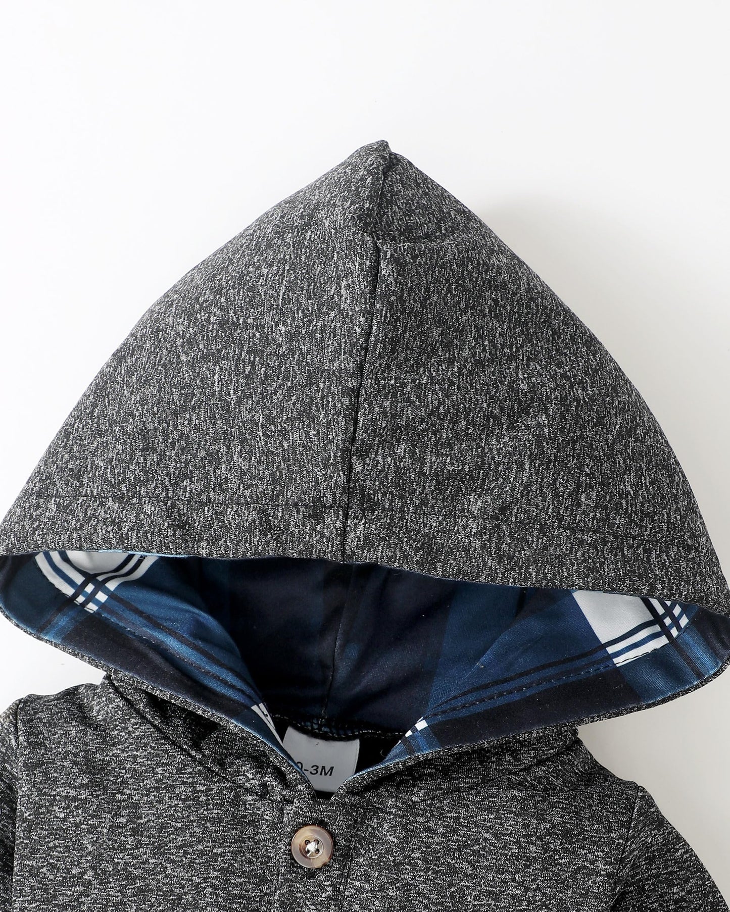 Renotemy Newborn Baby Boy Clothes Infant Boy Outfits Baby Hoodie Romper Fall Winter 0 3 6 9 12 18 Months Baby Clothes for Boy