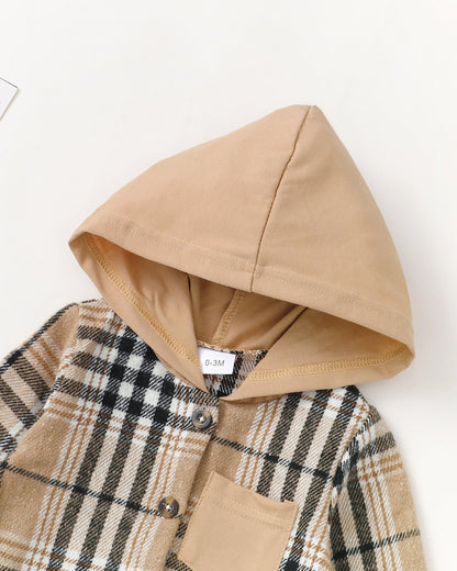 Renotemy Newborn Baby Boy Clothes Infant Boy Outfits Baby Hoodie Romper Fall Winter 0 3 6 9 12 18 Months Baby Clothes for Boy