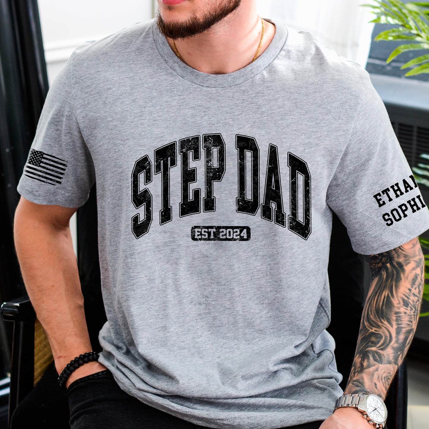 Personalized Custom Grandpa Shirt, Fathers Day Shirt Gifts for Grandpa, Gifts for Dad