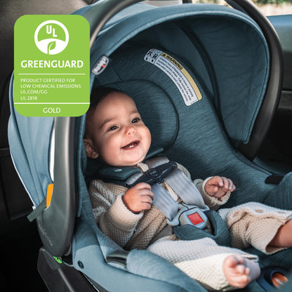 Chicco KeyFit® Max ClearTex® Infant Car Seat and Base, Rear-Facing Seat for Infants 4-30 lbs., Infant Head and Body Support, Compatible with Chicco Strollers, Baby Travel Gear | Lupine/Purple