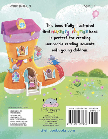 My First Book of Nursery Rhymes - Children's Padded Board Book - Classics
