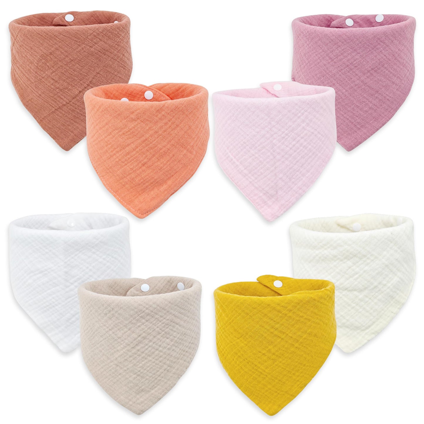 Baby Bibs Muslin Drool Teething Drooling Bibs for Baby Girl Boy Muslin Cotton