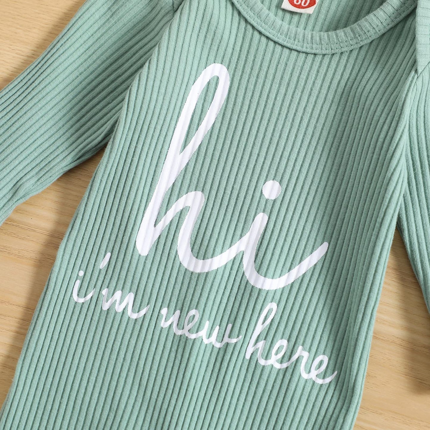 GRNSHTS Newborn Baby Boy Romper Coming Home Outfits Letter Print Bodysuit Jumpsuit+Hat+Gloves 3PCS Clothes Set