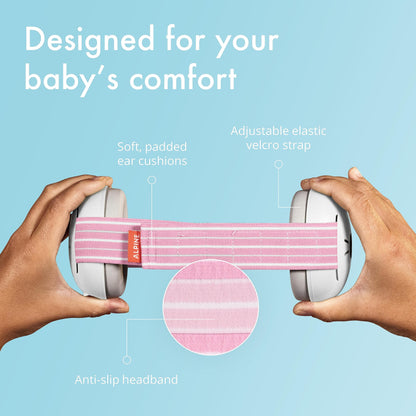 Alpine Muffy Baby Ear Protection for Babies and Toddlers up to 36 Months - CE & ANSI Certified - Noise Reduction Earmuffs - Comfortable Baby Headphones Against Hearing Damage & Improves Sleep - Green