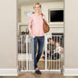 Regalo Easy Step 38.5-Inch Wide Walk Thru Baby Gate, Includes 6-Inch Extension Kit, Pressure Mount Kit, Wall Cups