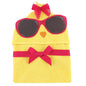 Hudson Baby Unisex Baby Cotton Animal Face Hooded Towel, Pretty Elephant, One Size