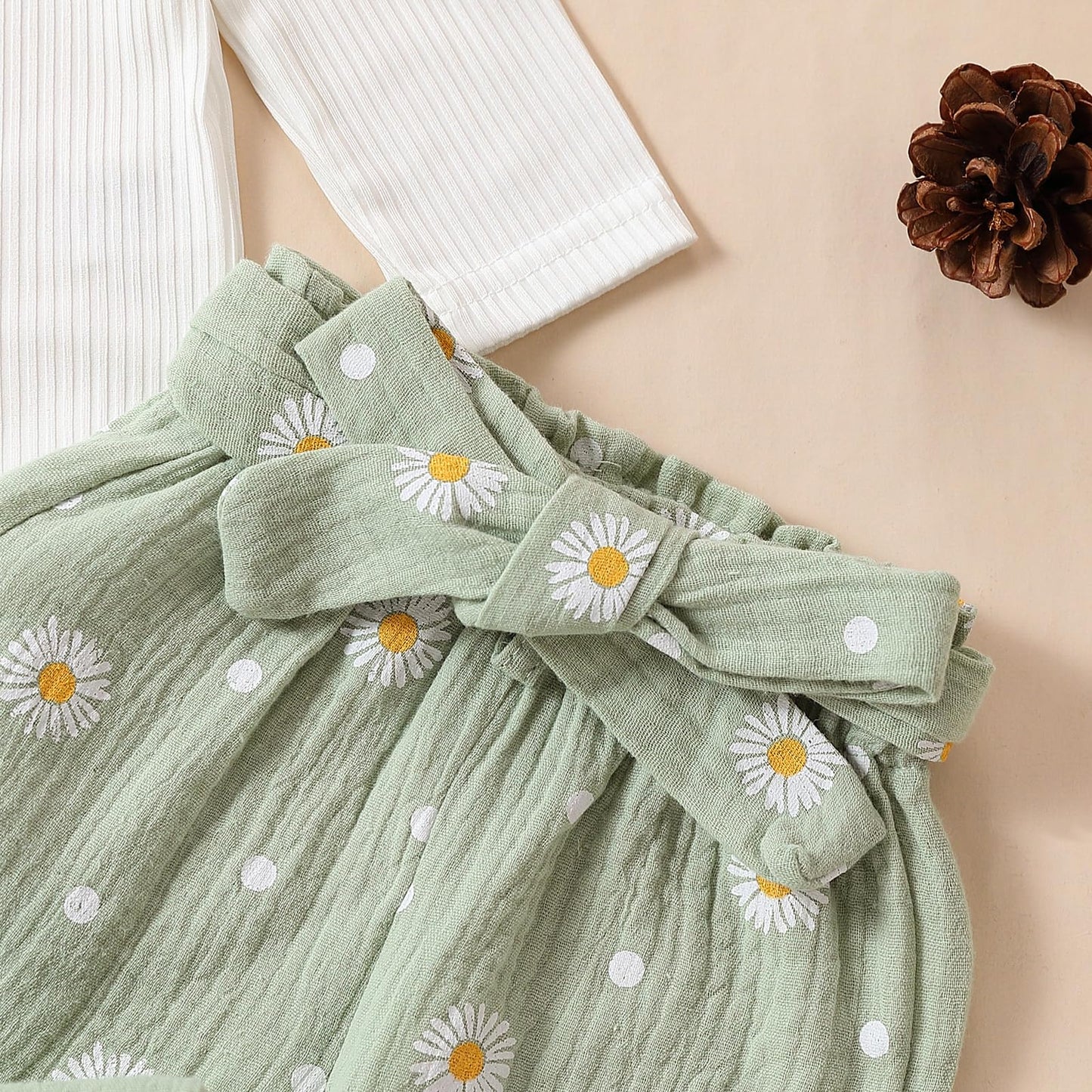 Mubineo Baby Girl Clothes Outfits Cute Flower Romper Daisy Pant Fall Winter Newborn Outfit Sets